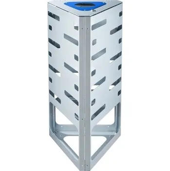 Odpadkový koš Odpadkový koš "trojúhelník" - modrý - bez stříšky