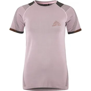 Běžecké oblečení Dámské běžecké triko CRAFT PRO Trail Fuseknit - růžová Velikost: XL