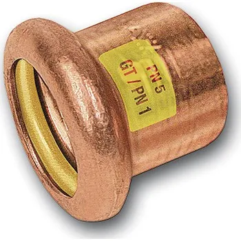 rozdělovač topení Sanha Press Gas 10301 víčko lisovací Cu plyn 15 mm 11030115