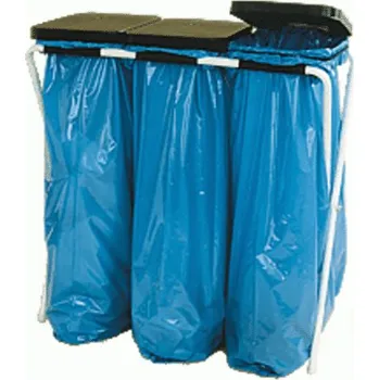 Venkovní odpadkový koš Stojan na vrecia stabil trio