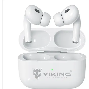 Sluchátka Viking bluetooth sluchátka s mikrofonem VPRORT, bílá