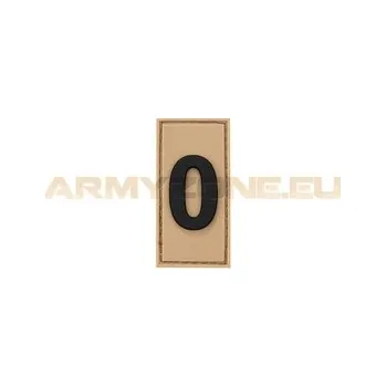 Nášivka Gumová nášivka Jackets to Go číslo 0 - desert