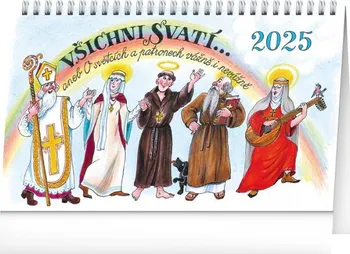 Kalendář Presco Group Stolní kalendář PGS-33765-25 Všichni svatí 2025 