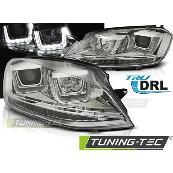Přední světlomet SVĚTLOMETY U-LED LIGHT DRL CHROME pro VW GOLF 7 11.12-17