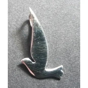 Přívěsek Silueta ptáka v letu - stříbrný přívěsek