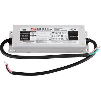 Napájecí zdroj pro osvětlení Mean Well napájecí zdroj XLG 24V 200W IP67 - LED Solution - XLG-200-24-A - XLG-200-24-A