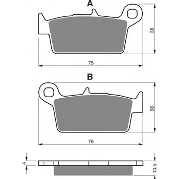Autodíl Brzdové destičky GOLDFREN 003 S33 OFF-ROAD