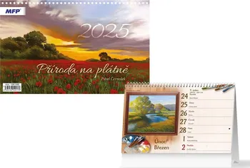 Kalendář MFP Stolní kalendář Příroda na plátně 2025