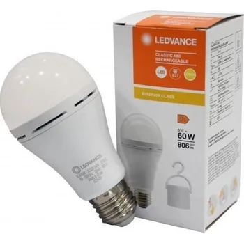 Žárovka LED Žárovka RECHARGEABLE A60 E27/8W/230V 2700K - Ledvance