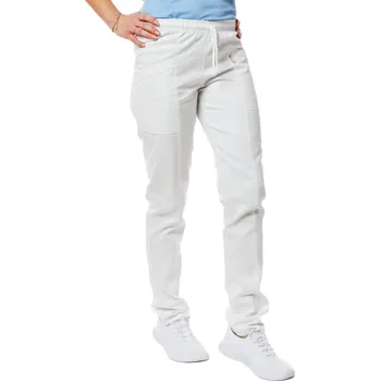 Zdravotnický oděv Perlička® Zdravotnické kalhoty SISI bílá (100%Ba 90°C) Barva: Bílá, Velikost: 38