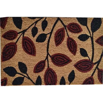 Rohožka M.A.T. GROUP rohož PVC+kokos 40x60cm LÍSTKY