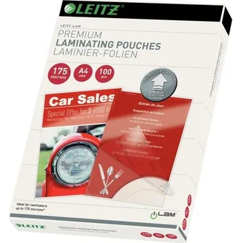 Laminovací fólie Laminovací fólie Leitz, A4, 2x175 mic,lesk, 100 ks