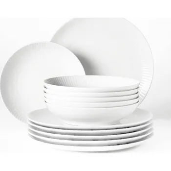 Talíř Jídelní sada 12 ks AMINA, bílá, Seltmann Weiden