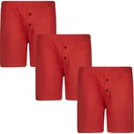 ADAMO boxerky pánské JAMES 3 KUSY 5XL červená