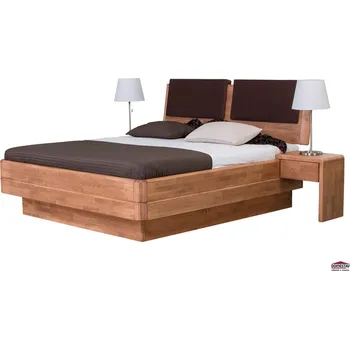 Ložnice Domestav FANTAZIE GRANDE manželská postel nastavitelné čelo šikmé 180 cm buk cink olejovaný