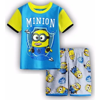 Disney Dětská letní pyžama s pohádkovými motivy Varianta: Mimoň, modrá, Věk: 7T