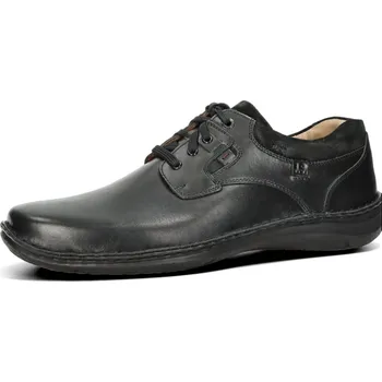 Pánské polobotky Josef Seibel pánské kožené polobotky - černé