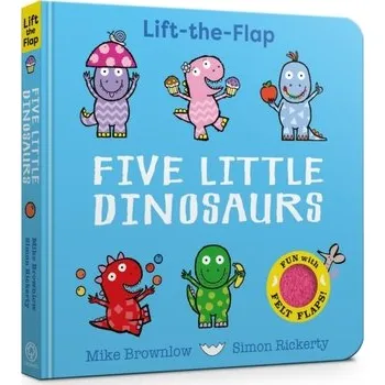 Příroda Five Little Dinosaurs - Brownlow, Mike