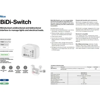 BiDi-Switch - přijímač pro dálkové ovládání osvětlení