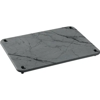 Bezdoteku Podložka do kuchyně pro servírování či sušení šedý mramor 40x30