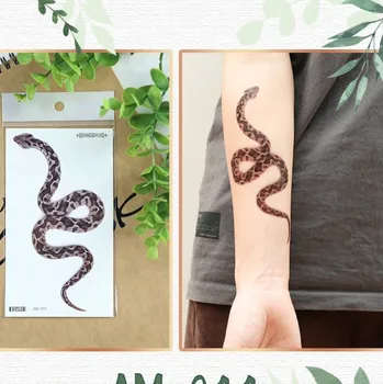 Odstranitelné tetování Dočasné tetování na předloktí, lýtko, lopatku had, krajta