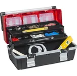 Allit Kufr na nářadí s výsuvnými policemi McPlus Alu C 22