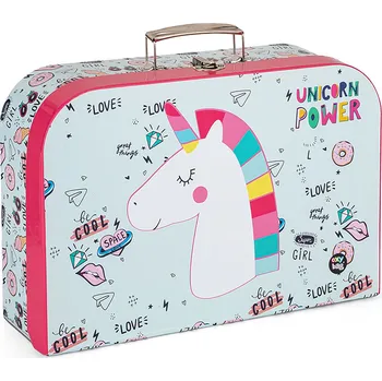 Karton P+P Kufřík lamino 34 x 23 x 10 cm, Unicorn Iconic 5-66323