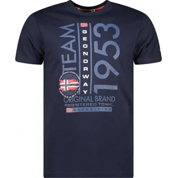 GEOGRAPHICAL NORWAY tričko pánské JULTIME MEN S tmavě modrá