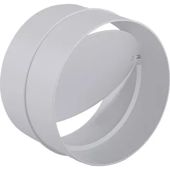 Kanalizační potrubí Plastová spojka do potrubí se zpětnou klapkou 100 mm