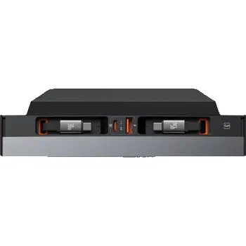 Datový kabel Rozbočovač Baseus T-Space s kabely USB-C na USB-C pro vozy Tesla (černý)