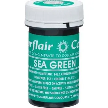 Potravinářské barvivo Sugarflair Gelová barva potravinářská Sea Green 25g