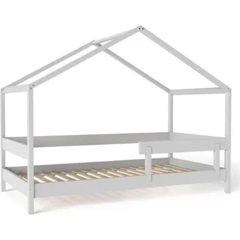Dětská postýlka Domečková postýlka Hutte 160x80 LIGHT GREY Yappykids