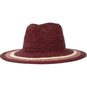 Klobouk BRIXTON klobouk - Hampton Fedora Red/Blush/Tan (RBLTN) velikost: S