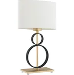 Argon 8373 - Stolní lampa PERSEO 1xE27/15W/230V 42 cm krémová/černá