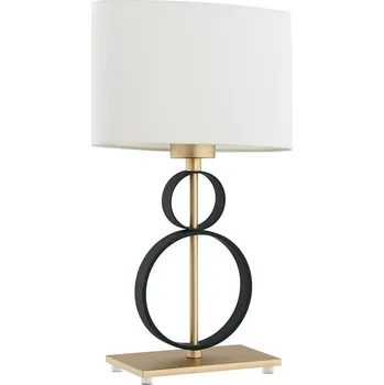 Lampička Argon Argon 8373 - Stolní lampa PERSEO 1xE27/15W/230V 42 cm krémová/černá + záruka 3 roky