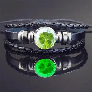 Náramek Náramek čtyřlístek - svítí ve tmě (8)