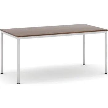 Jídelní stůl Jídelní stůl, 160x80 cm, šedá podnož, ořech