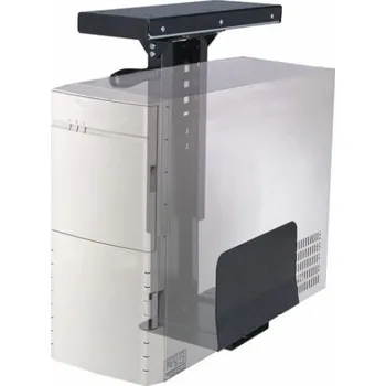 Televizní držák Neomounts CPU-D250BLACK Držák, pod stůl, vertikální montáž, pro PC, nastavitelná šířka a hloubka, otočný, nosnost 30kg, černý CPU-D250BLACK