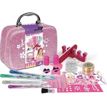 Kosmetická sada Mamido Dětská Kosmetická Sada v Růžovém Kufříku