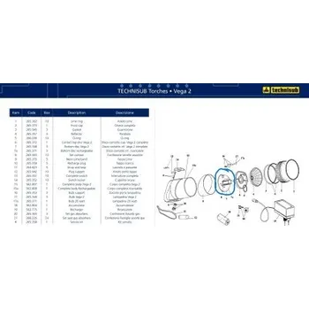 Svítilna Svítilna TECHNISUB Vega 2 zadní deska 265.348