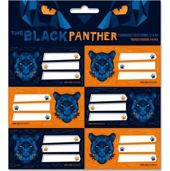 Dětské zboží Ars Una Jmenovky na sešity Černý Panter