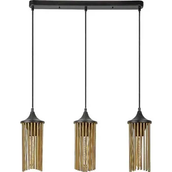 Svítidlo Rabalux 98072153 závěsné stropní svítidlo Roxas E27 + sada - Trio LED žárovka 2x10W | E27 | 3000K | 806lm