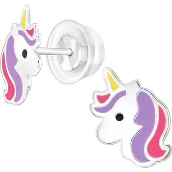 Náušnice Prstýnkárna Náušničky pro holčičku Jednorožec AG 925 ≤ 0,7 g