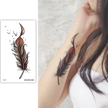 Tetování Jednorázové nalepovací tetování pírko, peříčko