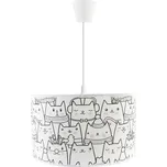 Dětský lustr na lanku CATS 1xE27/60W/230V