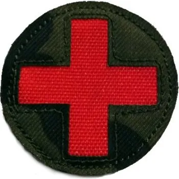 Nášivka Nášivka Laser Cut - zdravotnický kříž 5cm VZ.95/ČERVENÁ