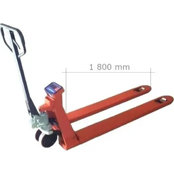Paletový vozík Dlouhý paletový vozík BFC6-7-1800s • S VÁHOU | nosnost 2,0t | vidlice 1 800 mm