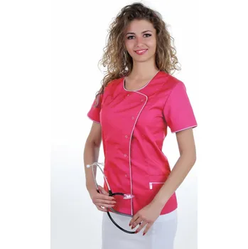 Perlička® Zdravotnická halenka ELIZABETH Cyklámen/Bílá Barva: Cyklámen/Bílá, Velikost: 56