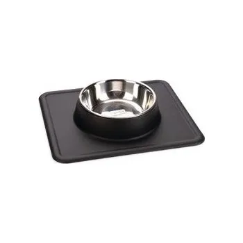 Miska pro psa Karlie Miska nerez se silikon podložkou černá 350ml KAR