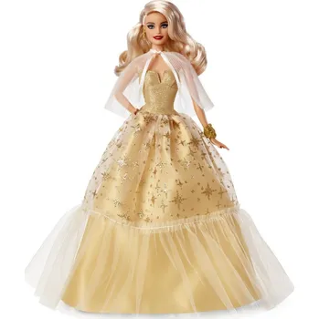 Mattel - Barbie Signature Vánoční panenka blondýnka 2023 - 194735096923